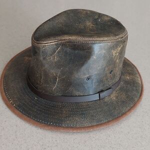 Henschel Stallion Outdoor Leather Safari Hat